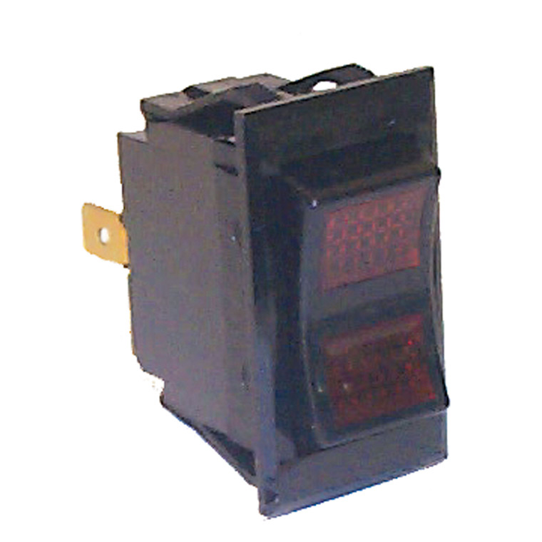 Sierra RK40130 Illuminated Rocker Switch - MOM On-Off-MOM On Single Pole - RK40130