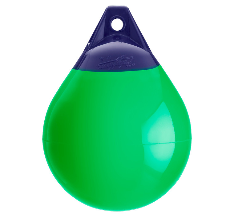 Polyform A-2 GREEN A Series Buoy - 14.5" x 19.5", Green - A-2 GREEN