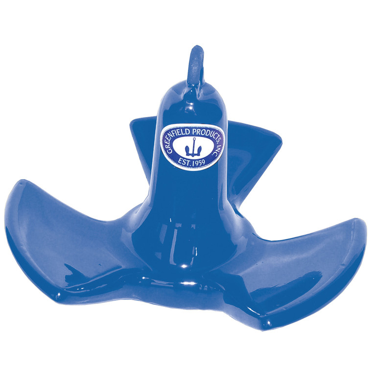 Greenfield 520-R Vinyl Coated River Anchor - Royal Blue, 20 lb. - 520-R