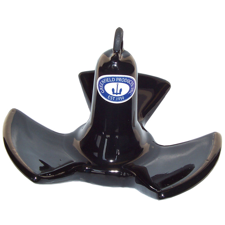 Greenfield 530B Vinyl Coated River Anchor - Black, 30 lb. - 530B