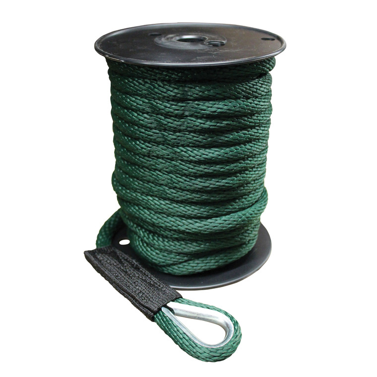 Regal Connection Solid Braid Polypropylene Anchor Line, 3/8" x 50' - Green - 300538-13