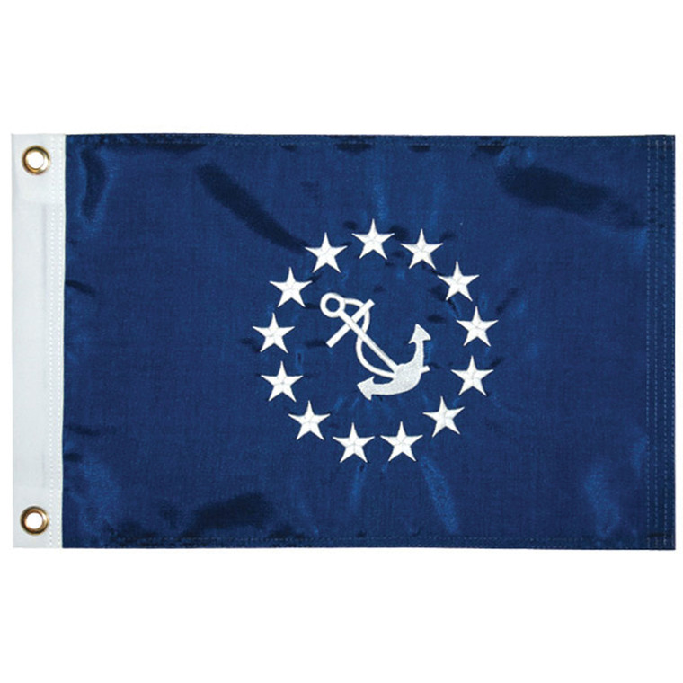 Taylor Made 93076 Nylon Officer Flag, 12" x 18" - Commodore - 93076 Taylor Made 93076 Nylon Officer Flag, 12" x 18" - Commodore - 93076