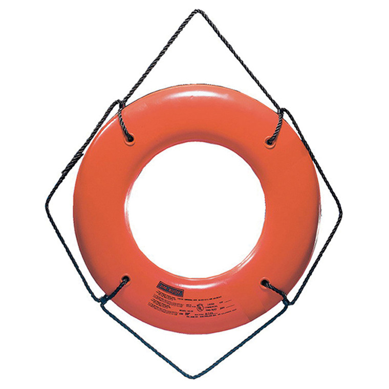 Jim-Buoy JBO-X-20 U.S.C.G. Approved JBX-Series Life Ring - 20", Orange - JBO-X-20