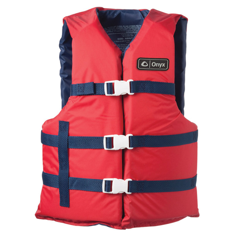 Onyx 103000-100-005-12 General Purpose Vests - Adult 2XL/4XL, Red/Black - 103000-100-005-12