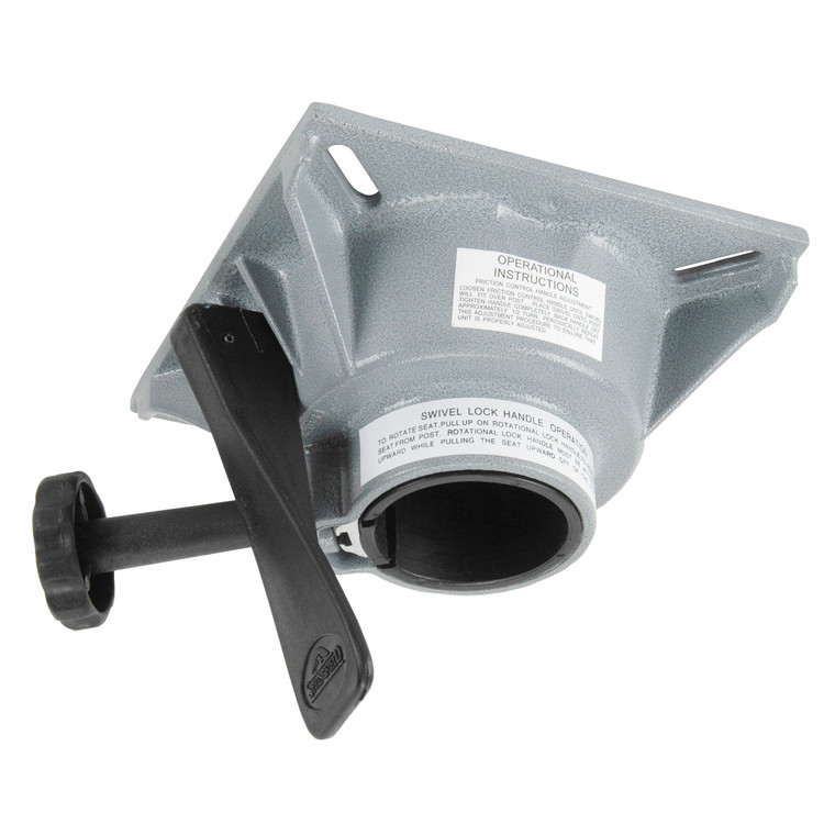 Springfield Marine 1100031-L1 Trac-Lock Pedestal Swivel - Locking, 2-3/8", 6 Pack - 1100031-L1