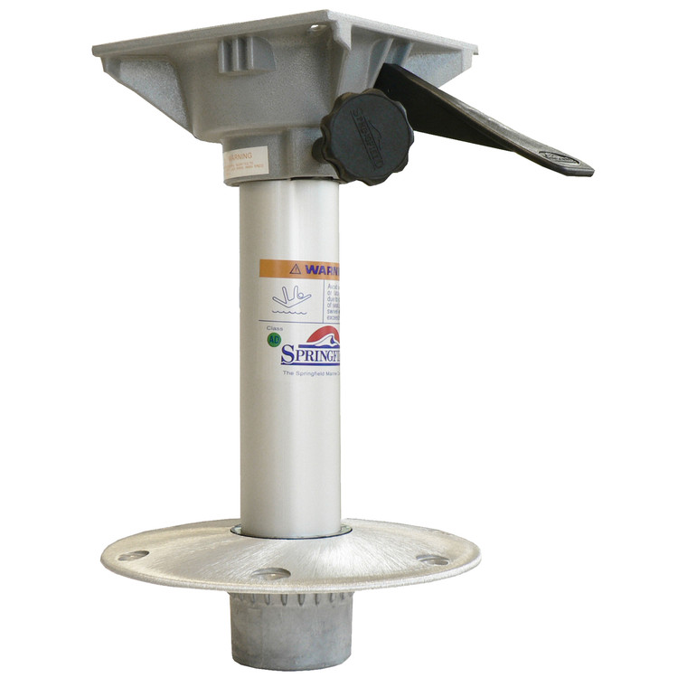 Springfield Marine 1300709-L1 Plug-In Locking 2-3/8" Removable Pedestal Hi-Lo 3-Piece Package - 9" - 1300709-L1