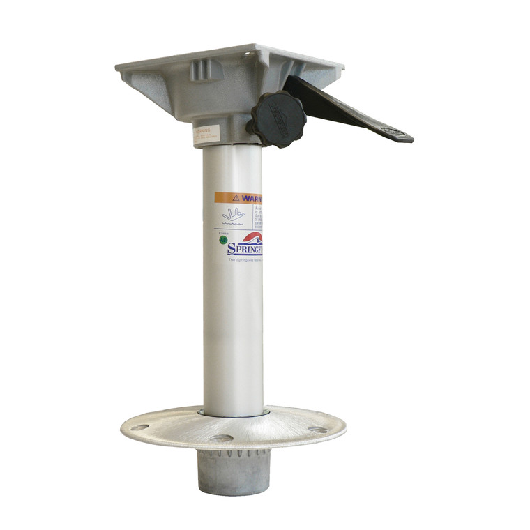Springfield Marine 1300712-L1 Plug-In Locking 2-3/8" Removable Pedestal Hi-Lo 3-Piece Package - 12" - 1300712-L1