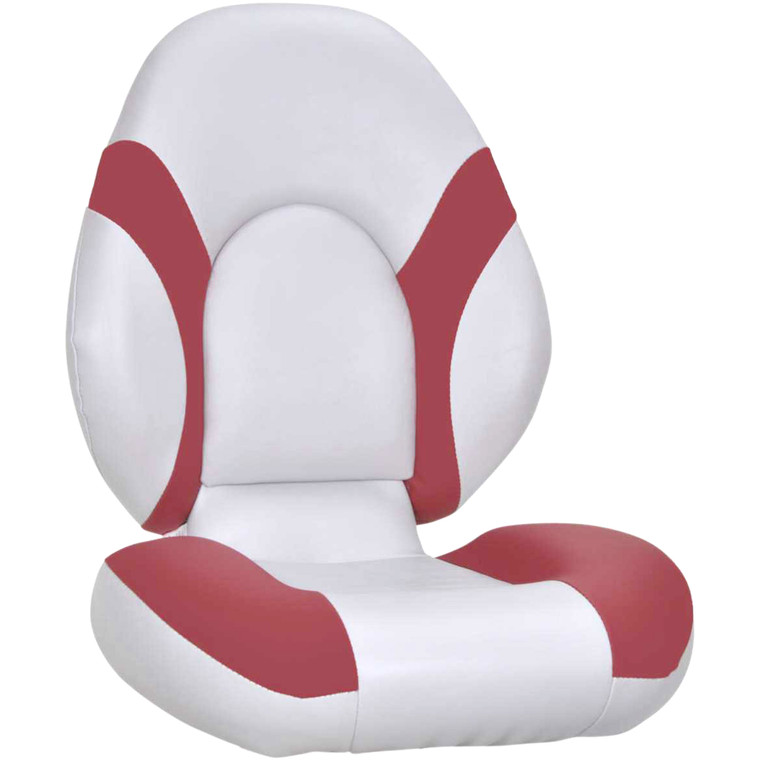 Suite Marine SM1010010311 Boat Seat Accent - White/Burgundy - SM1010010311