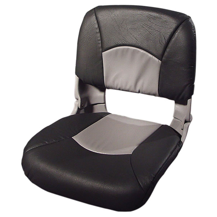 Tempress 45608 All-Weather High-Back Boat Seat - Charcoal/Gray - 45608