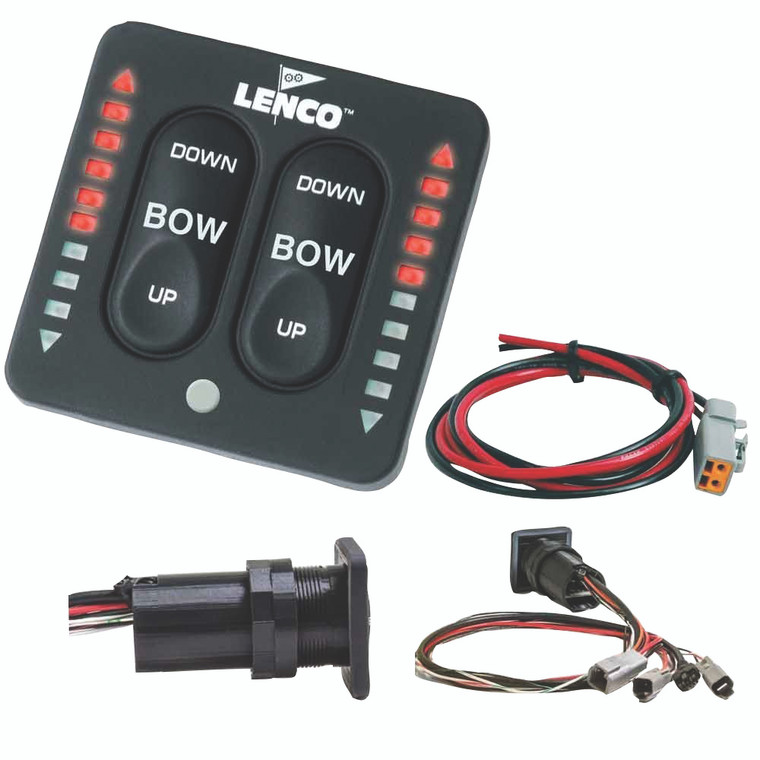 Lenco Marine 15170-001 LED Integrated Switch Kit - Single Actuator - 15170-001
