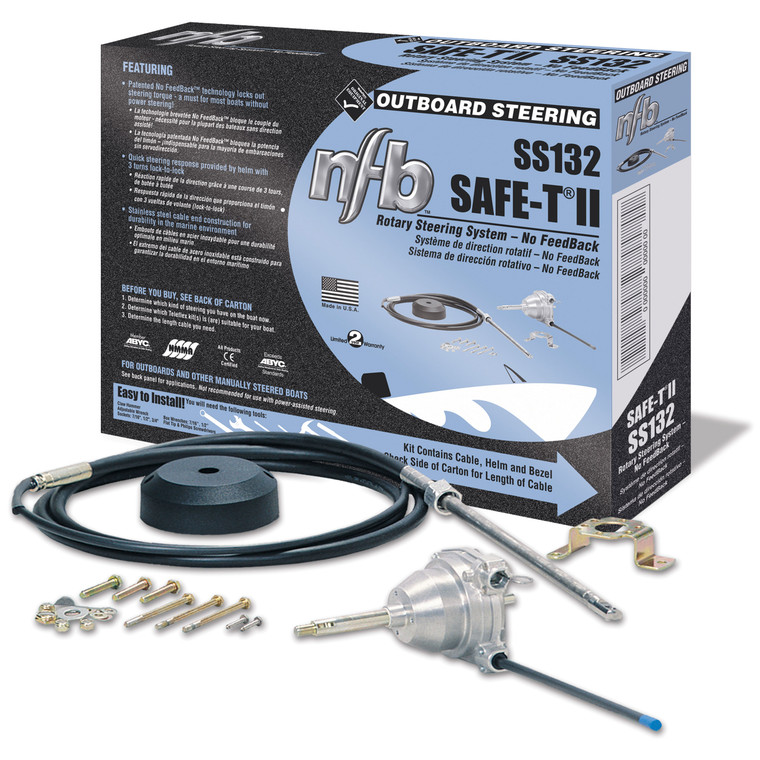 Sierra SS13215 SeaStar NFB Safe-T II Rotary Steering System - 15' - SS13215