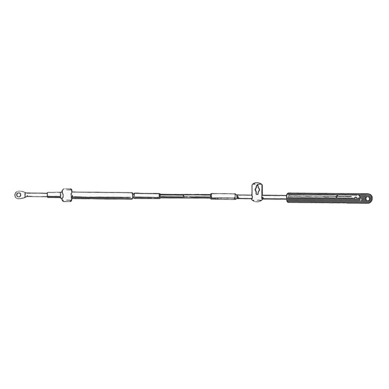 Uflex C5X10 C5 Engine Control Cables for Mercury & Mercruiser - 10' - C5X10