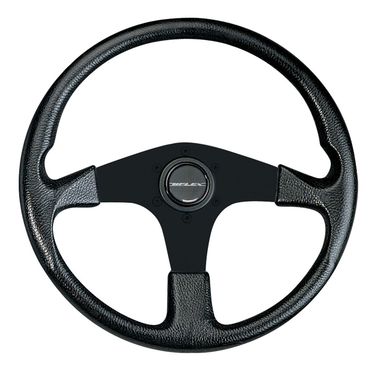 Uflex CORSE B/B Corse Steering Wheel - Black Spokes with Black Grip - CORSE B/B Uflex CORSE B/B Corse Steering Wheel - Black Spokes with Black Grip - CORSE B/B