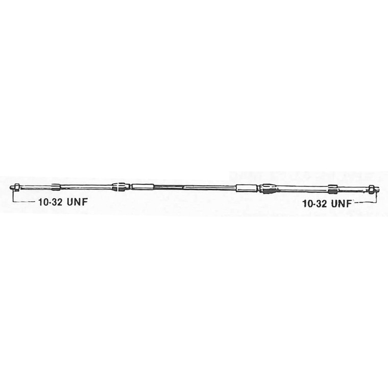 Uflex MACHZEROX09 MachZero Universal Engine Control Cables - 9' - MACHZEROX09