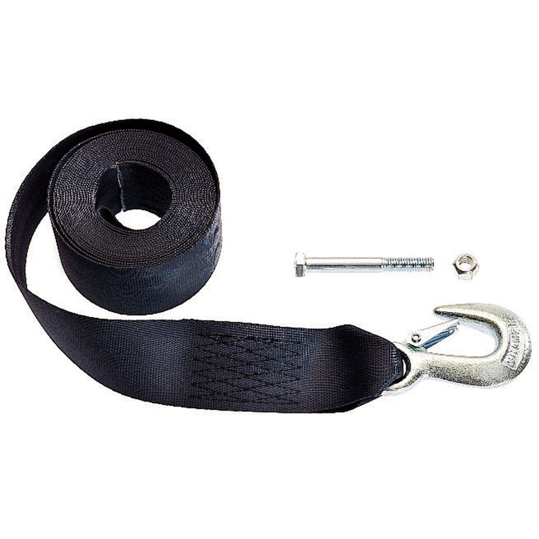 Dutton-Lainson 24240 Winch Strap with Hook 6249 - Heavy Duty 20' Strap, 4000 lb. - 24240 Dutton-Lainson 24240 Winch Strap with Hook 6249 - Heavy Duty 20' Strap, 4000 lb. - 24240