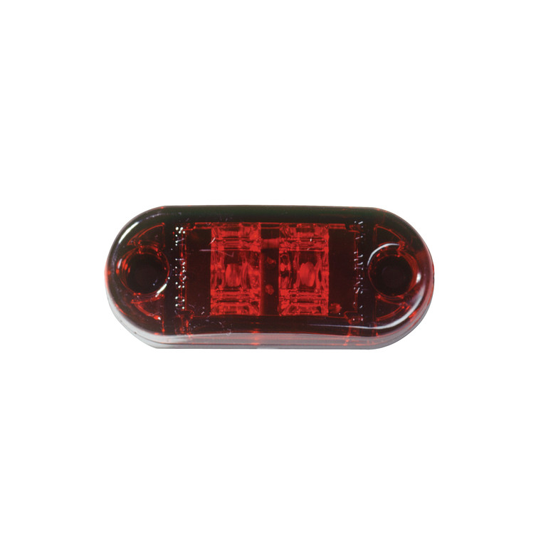 Innovative Lighting 200-4400-7 LED Sidemarker/Clearance Light 2.5 in. Oval - Red/Red Lens - 200-4400-7