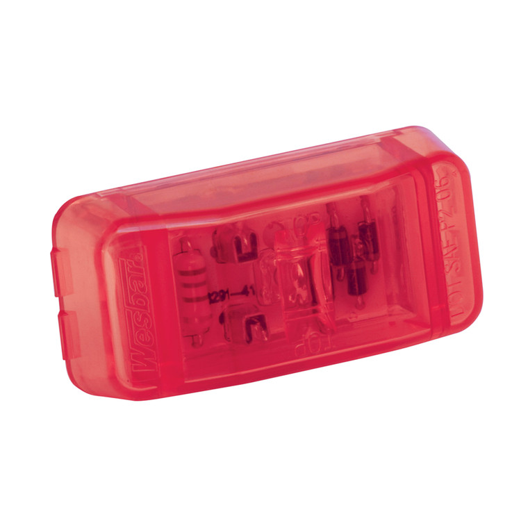 Wesbar 47-203668 Waterproof Led Clearance/Side Marker Light - Red - 47-203668