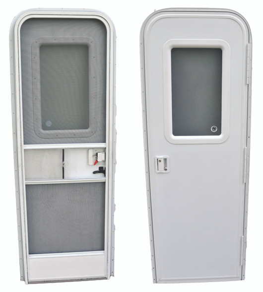 AP Products 015-2014742 RV Entrance Door Window Frame - White - 015-2014742