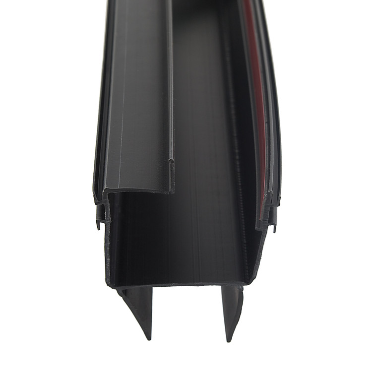 AP Products 018-1470-84 EK Cap with 1.5" Wall Jamb, Black / 4-3/8" x 2-5/8" x 7' - 018-1470-84