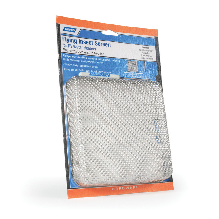 Camco 42151 Insect Screen for RV Water Heaters - WH400: Suburban 6 Gallon Flush Mount - 42151