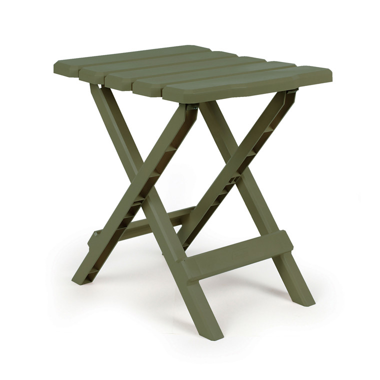 Camco 51880 Small Adirondack Folding Table - Sage - 51880
