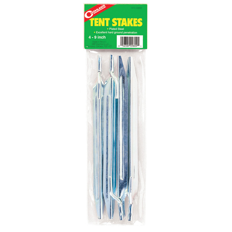 Coghlan's 9809 9" Steel Tent Pegs - 4-Pack - 9809