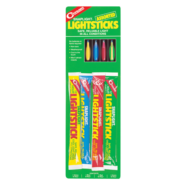 Coghlan's 9845 Light Sticks - 4-Pack - 9845 Coghlan's 9845 Light Sticks - 4-Pack - 9845