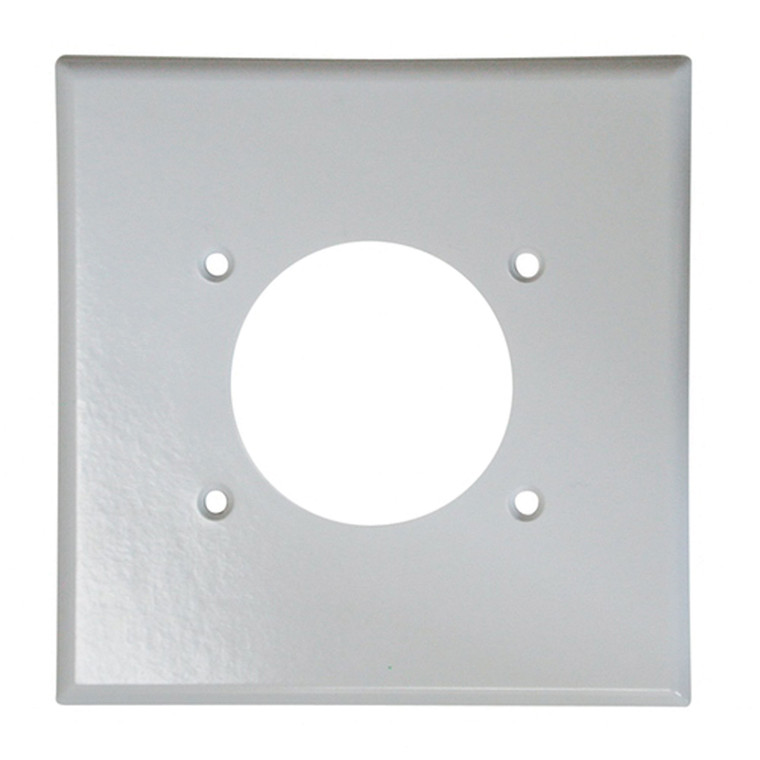 Diamond Group by Valterra DG52399PB Square 30 Amp Standard Cover - White - DG52399PB