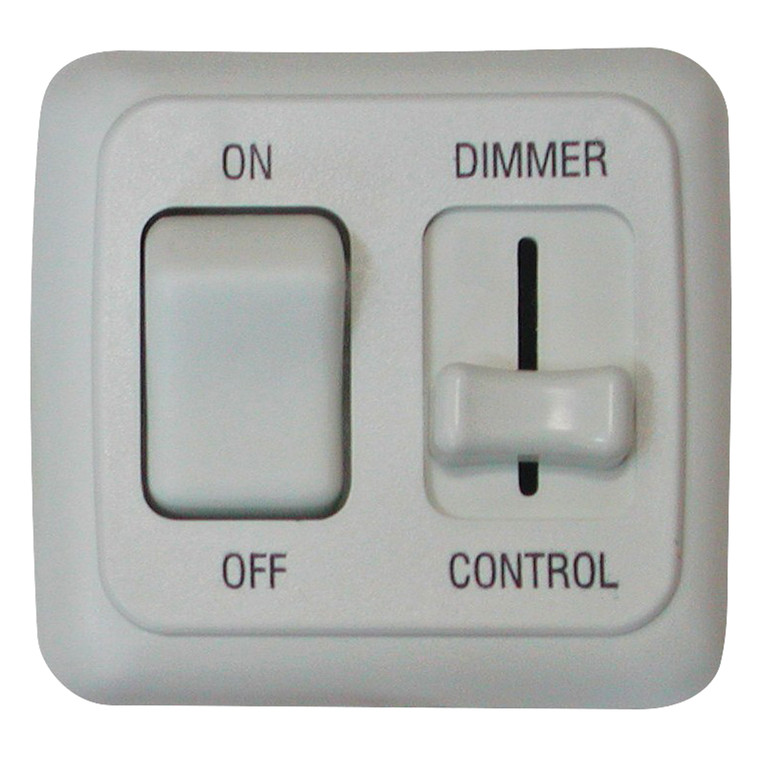 Diamond Group by Valterra DGLD01VP LED Dimmer with On/Off Switch - White - DGLD01VP