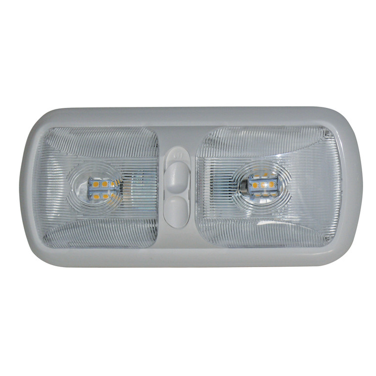 Diamond Group By Valterra Products DG72406VP Eurostyle Double Dome Led Light - DG72406VP Diamond Group By Valterra Products DG72406VP Eurostyle Double Dome Led Light - DG72406VP