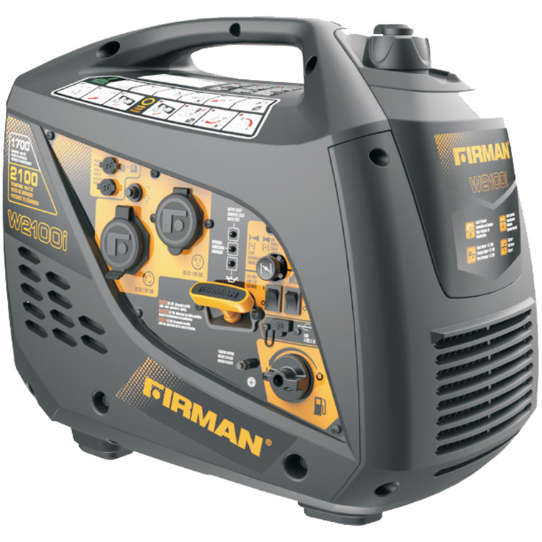 FIRMAN W01784 Portable Generator with Built-In Parallel Kit - 2100/1700W - W01784