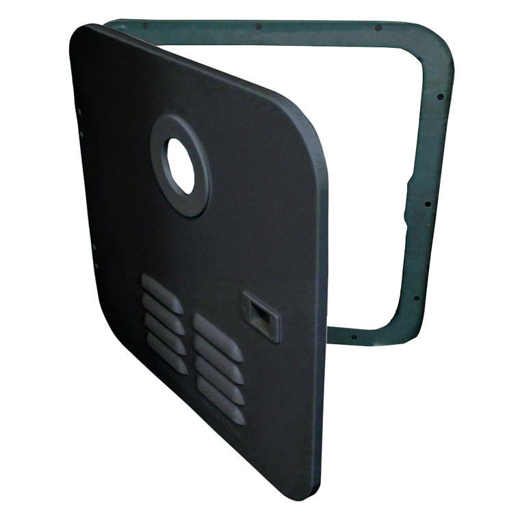 Girard 2GWHDB Door Kit for GSWH-2 New Installations and Suburban 6-Gallon Water Heater - 16", Black - 2GWHDB Girard 2GWHDB Door Kit for GSWH-2 New Installations and Suburban 6-Gallon Water Heater - 16", Black - 2GWHDB