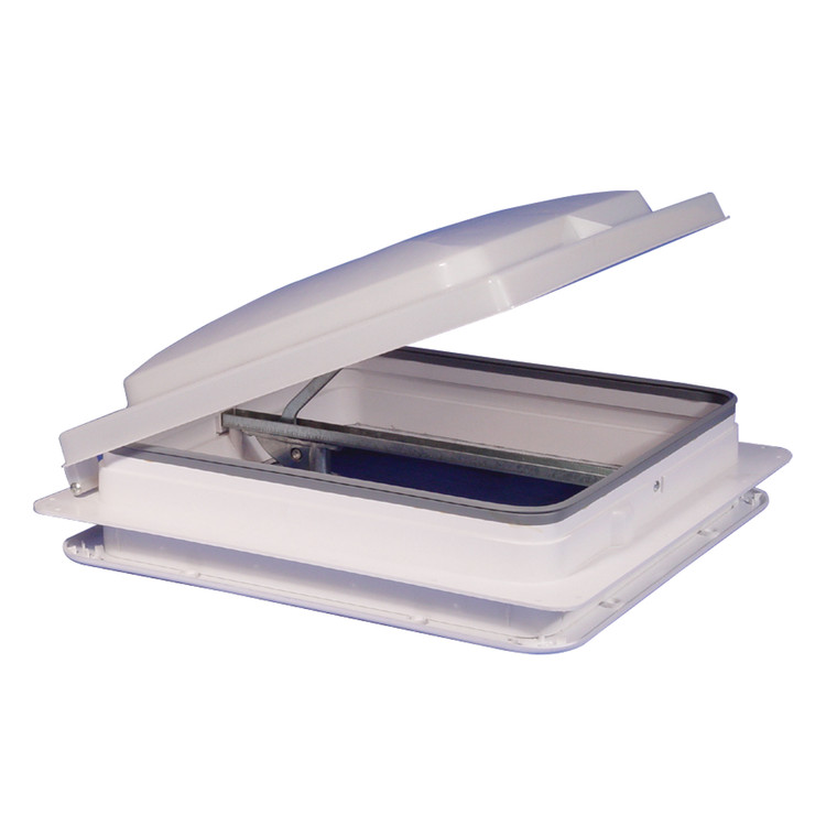 Heng's V071101-C1G1 Jensen Roof Vent - 14" x 14", White - V071101-C1G1