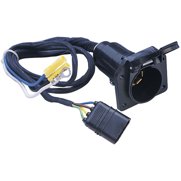 Hopkins 47205 Taillight Adapter - 4-Flat to 7-Blade Round - 47205