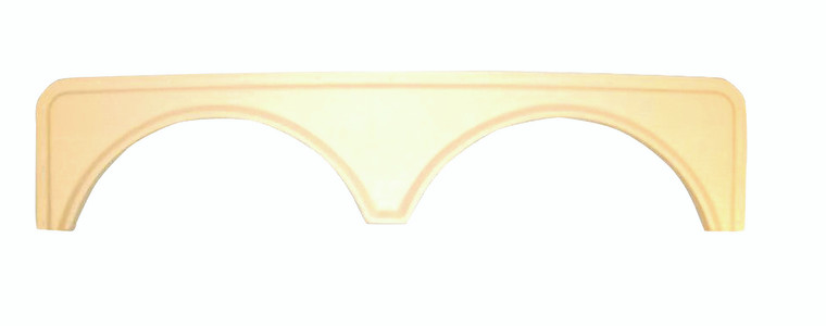 Icon 00415 Tandem Axle Fender Skirt FS668 - Colonial White - 415