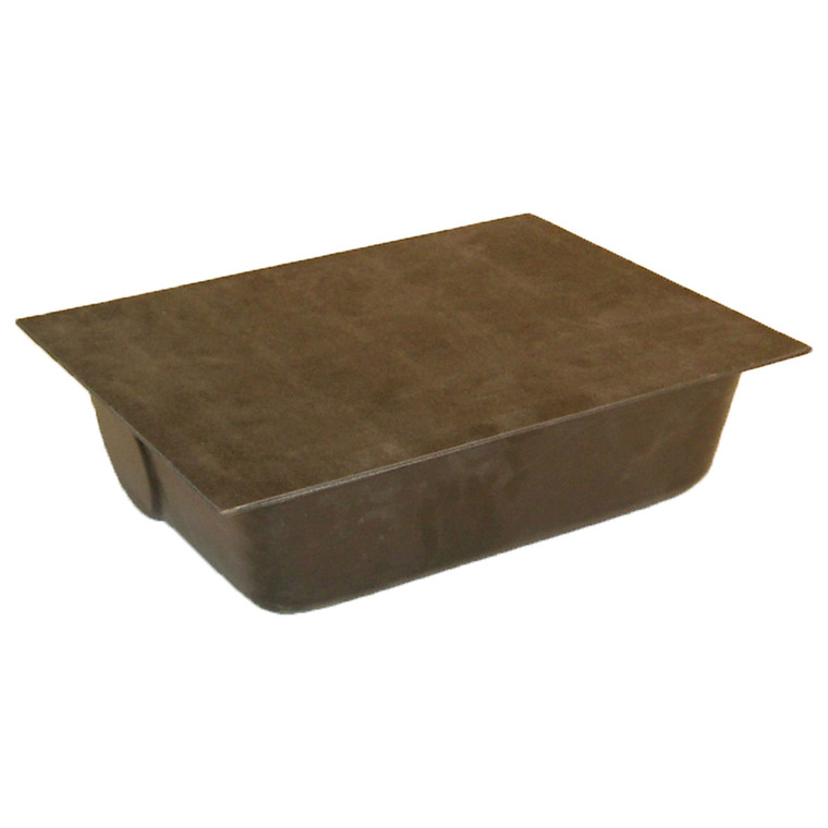 Icon 00438 Holding Tank with Left or Bottom End Drain HT630ED - 22.5" x 18.5" x 6" (Tank Only) - 438