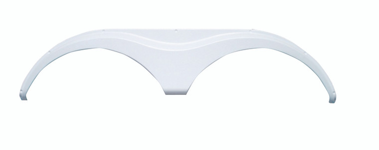 Icon 01615 Tandem Axle Fender Skirt FS763 for Heartland - Polar White - 1615