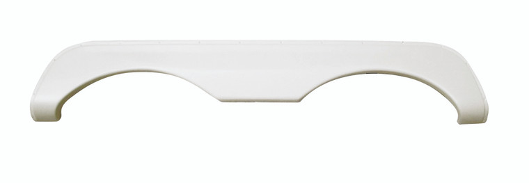 Icon 01630 Tandem Axle Fender Skirt FS769 for McKenzie - Polar White - 1630
