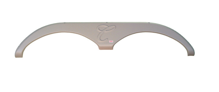 Icon 01678 Tandem Axle Fender Skirt FS785 for Forest River Cardinal - Taupe - 1678