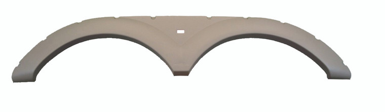 Icon 01706 Tandem Axle Fender Skirt FS1705 for Keystone - Taupe - 1706
