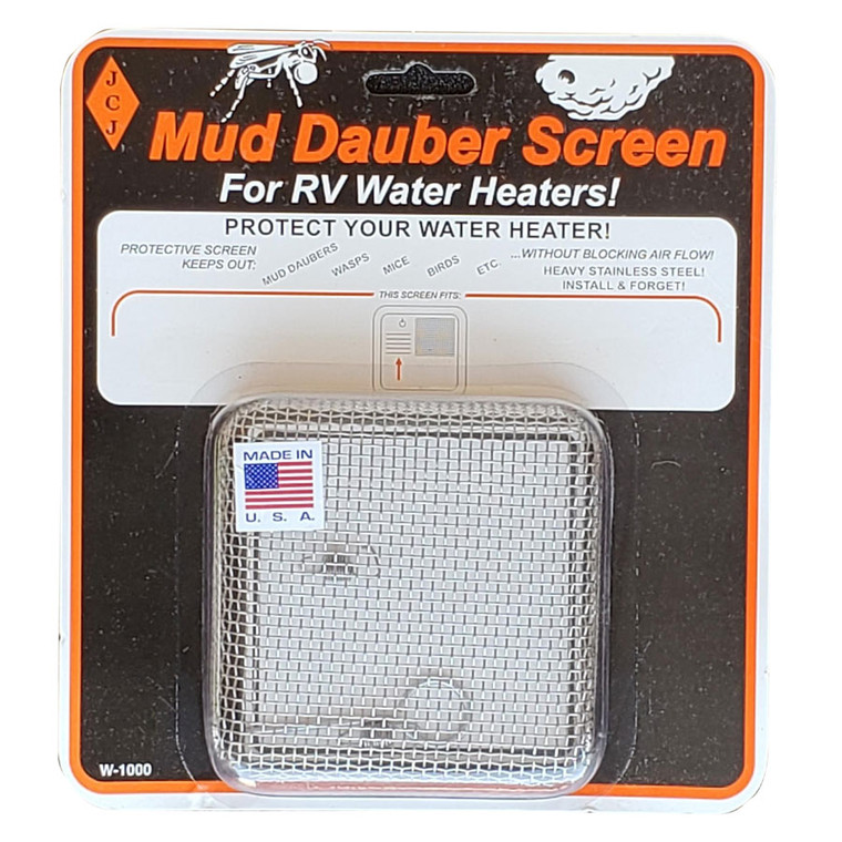 MUD DAUBER SCREEN F/SUBURBAN WATER HEATERS W/4" LOUVER VENT - W-1000