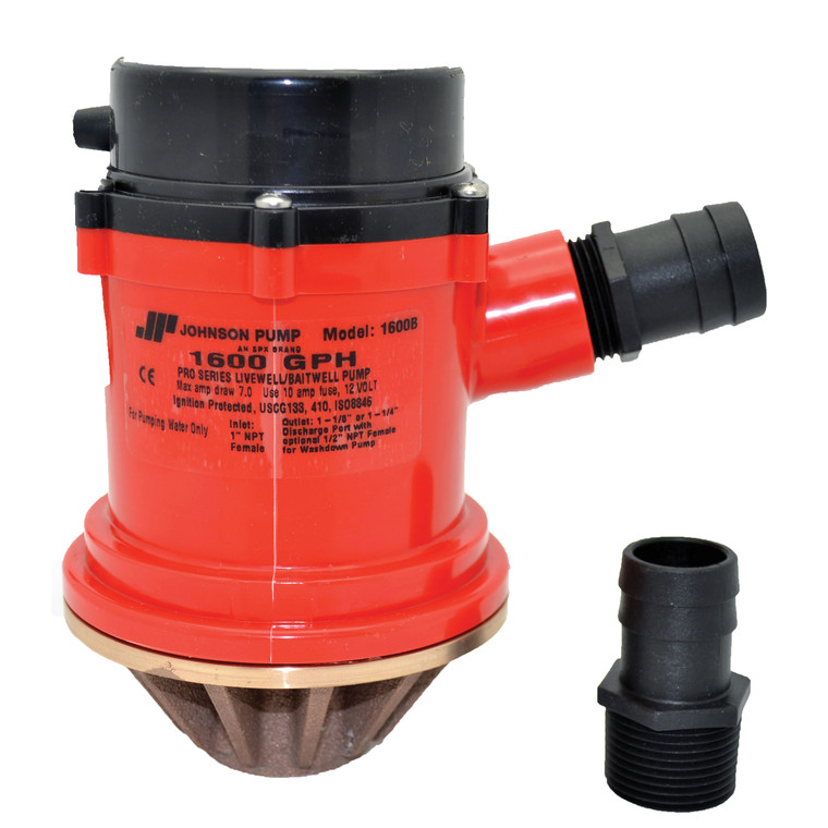 Johnson Pump 1600 GPH Tournament Livewell - 16004B