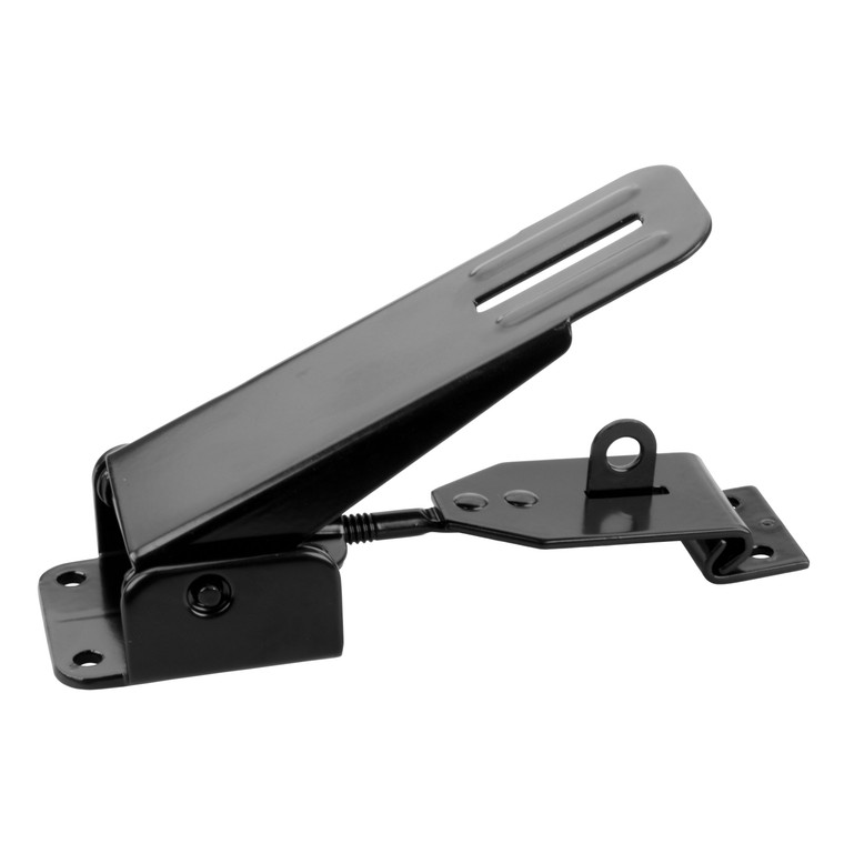 JR Products 11845 Fold Down Camper Latch and Catch - Black - 11845