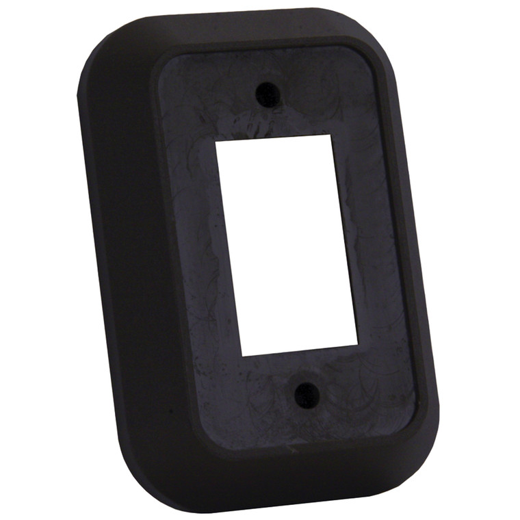JR Products 13495 Single Switch Wall Spacer - Black - 13495