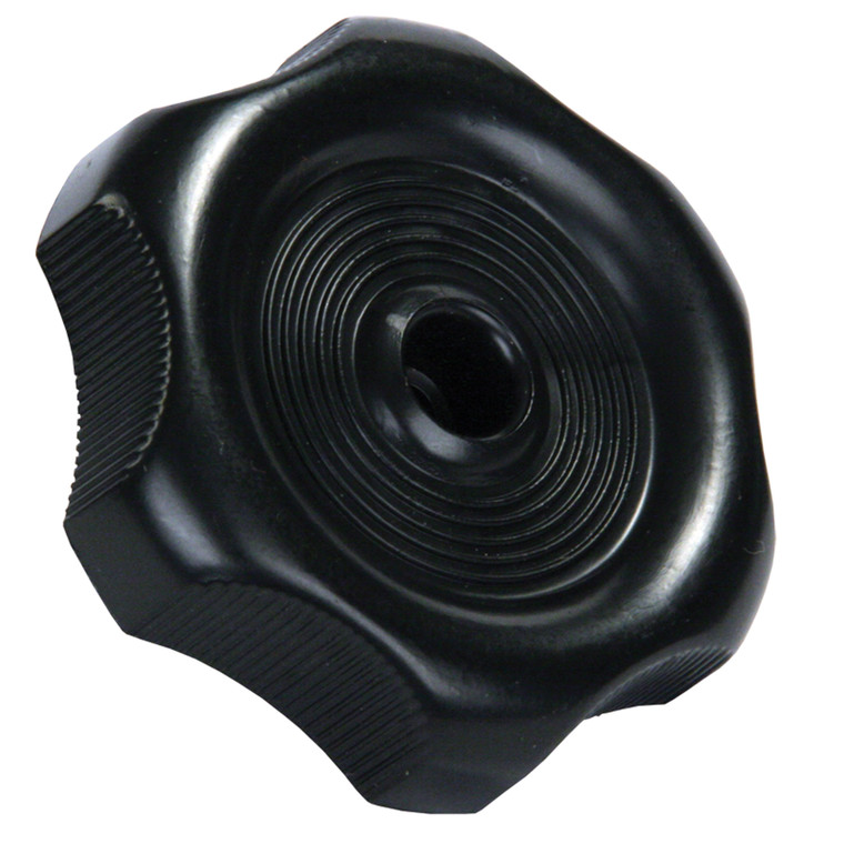JR Products 20345 Window/Vent Knob Handle - 1", Black - 20345