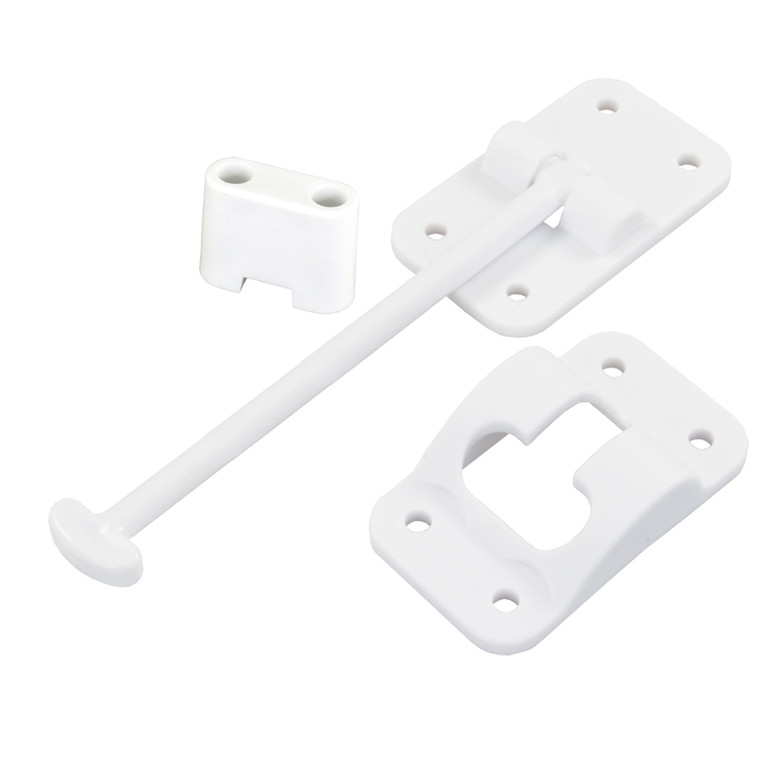 JR Products 10444B T-Style Door Holder with Bumper - 6" - 10444B