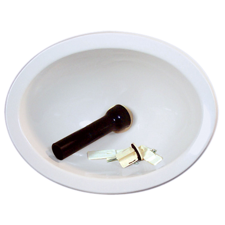 LaSalle Bristol 16 166PW Plastic Lavatory Sink Kit - White, 12"X15" - 16 166PW