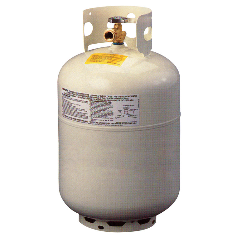 Manchester Tank 1160TC.10 Vertical DOT Portable Propane Cylinder With QCC1/OPD Valve - 30 lb. - 1160TCTH.5