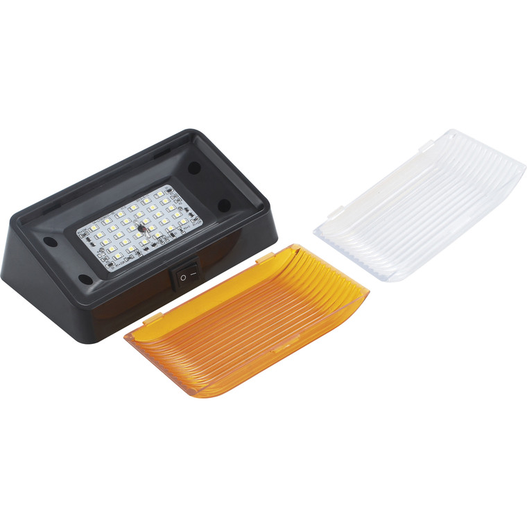 Ming's Mark 9090133 Green LongLife 12V LED Rectangular Porch Light with Switch - Black - 9090133