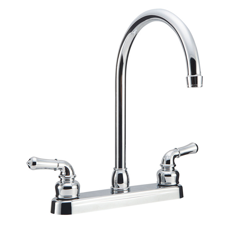 Dura Faucet J-Spout RV Kitchen Faucet - Chrome - DF-PK330HC-CP Dura Faucet J-Spout RV Kitchen Faucet - Chrome - DF-PK330HC-CP